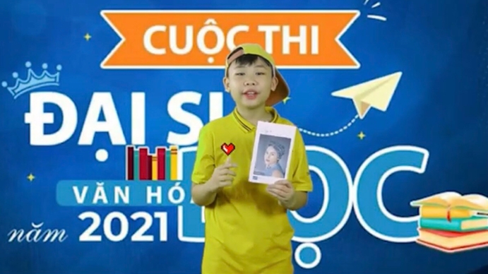 Học sinh lớp 5 của tỉnh Vĩnh Phúc vào chung kết cuộc thi Đại sứ văn hóa đọc 2021