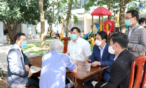 Lãnh đạo thành phố Vĩnh Yên chỉ đạo triển khai công tác chống dịch liên quan đến ca bệnh F0