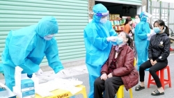 Yên Lạc (Vĩnh Phúc): Nhiều xã test nhanh kháng nguyên SARS-CoV-2 cho toàn bộ người dân