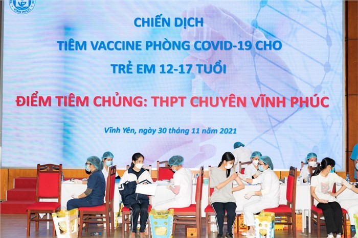 toàn tỉnh có 35.389 học sinh THPT và khối GDTX đã hoàn thành tiêm mũi 1 (chiếm gần 92%)