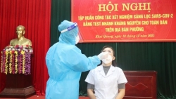 Vĩnh Yên (Vĩnh Phúc): Xét nghiệm sàng lọc vi rút SARS-CoV-2 dự kiến trong 3 ngày từ 10-12/12