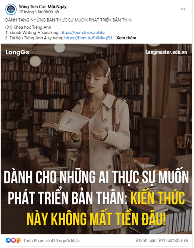 Fanpage triệu like giúp bạn sống tích cực mỗi ngày Fanpage triệu like giúp bạn sống tích cực mỗi ngày
