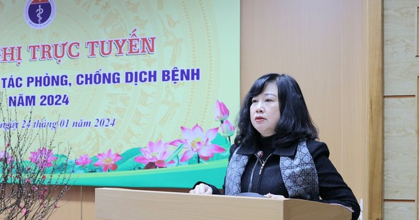 Bộ trưởng Bộ Y tế Đào Hồng Lan phát biểu tại Hội nghị