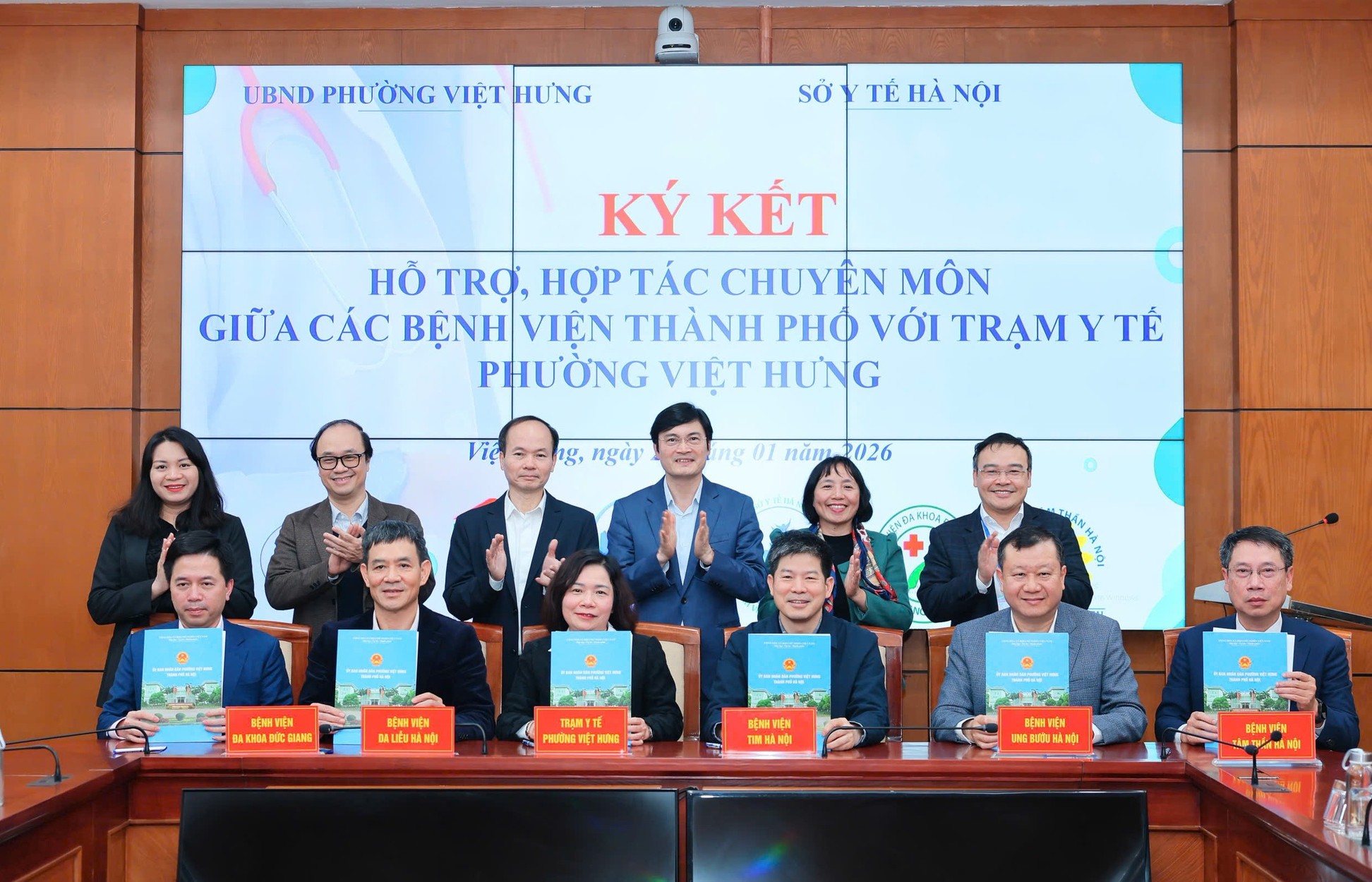 Các bệnh viện hỗ trợ, hợp tác chuyên môn với Trạm Y tế phường