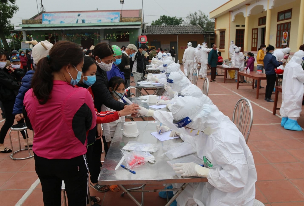 Tiếp tục triển khai xét nghiệm diện rộng ở Chí Linh 