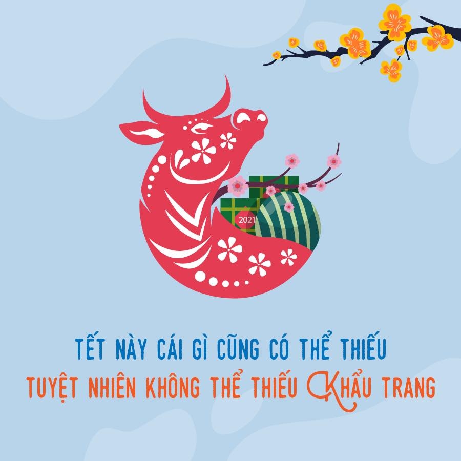 Bộ Y tế gửi đến thông điệp ''Tết khẩu trang 2021'' tới cộng đồng