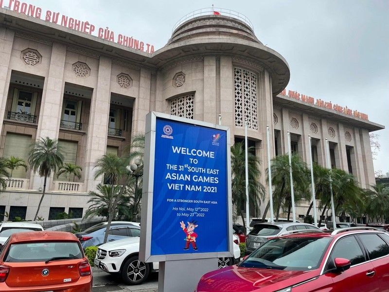 Pano chào mừng SEA Games 31 