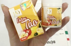 Sản phẩm Detox Táo hỗ trợ giảm cân chứa chất cấm Sibutramin