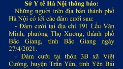 Tìm người đã đến hai đám cưới tại Bắc Giang và Yên Bái