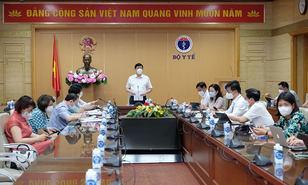 Bộ trưởng Nguyễn Thanh Long họp khẩn về tình hình dịch Bắc Giang