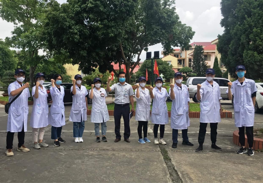 Phát huy sức trẻ sinh viên Đại học Y Hà Nội xông pha đến tuyến đầu chống dịch Covid-19 Bắc Ninh 