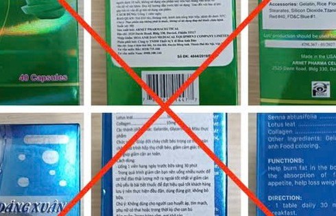 Tháo gỡ quảng cáo 2 loại thực phẩm chức năng chứa chất cấm sibutramine