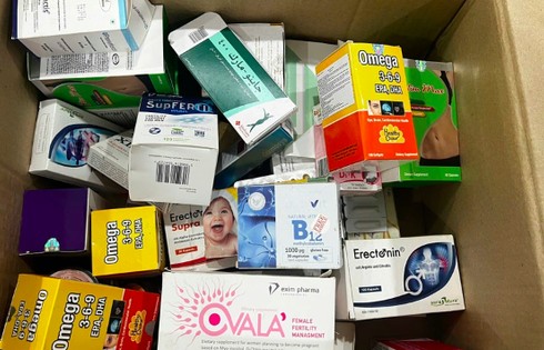 Phối hợp xác minh đường dây sản xuất thực phẩm chức năng giả