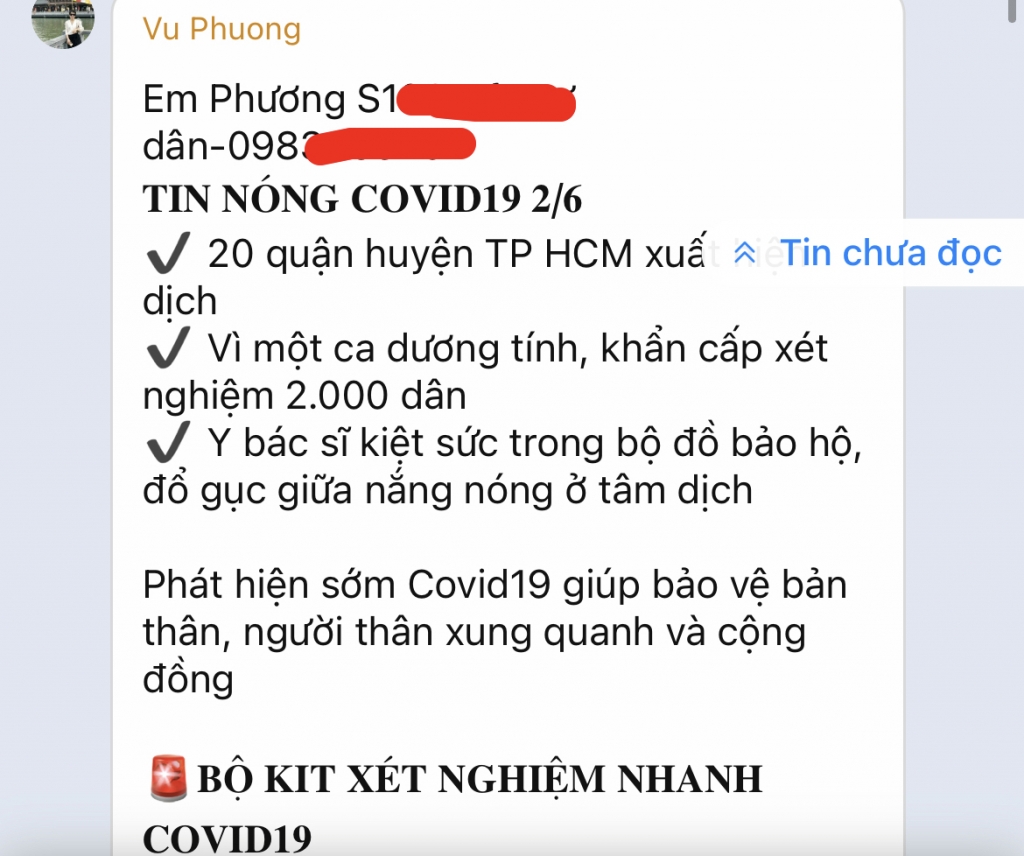 Mối nguy hiểm khi người dân tự ý thực hiện xét nghiệm tại nhà