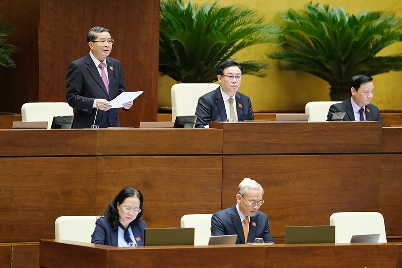 Phó Chủ tịch Quốc hội Nguyễn Đức Hải điều hành Phiên thảo luận