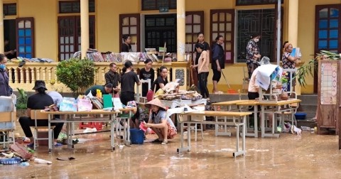 Tăng cường phòng chống dịch bệnh trong và sau lũ lụt, mưa bão
