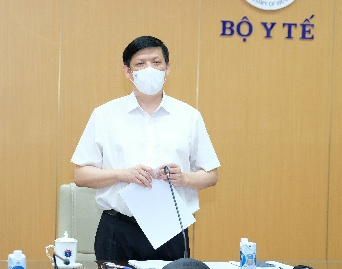  Bộ trưởng Nguyễn Thanh Long phát biểu tại cuộc họp.