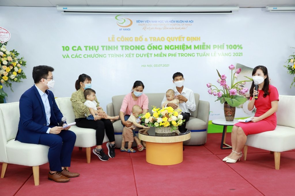 Các đôi vợ chồng chữa hiếm muộn thành công tại BV chia sẻ hành trình chữa bệnh