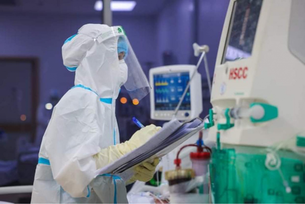 Trong Bệnh viện Hồi sức Covid-19 TP HCM. Ảnh: Bộ Y tế