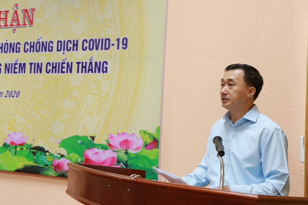 le tiep nhan vat tu trang thiet bi y te phuc vu cong tac phong chong dich covid 19 huong ung chien dich truyen thong niem tin chien thang