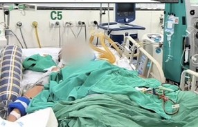 Người đàn ông nguy kịch chỉ từ một vết gai đâm vào đùi