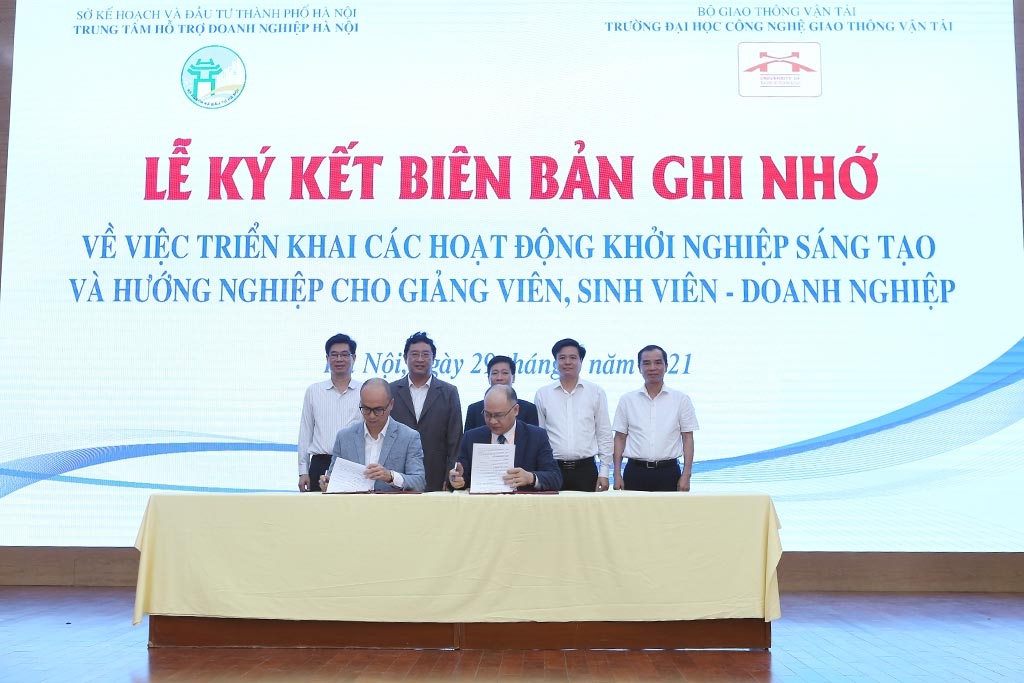 Trung tâm Hỗ trợ doanh nghiệp Hà Nội, Sở Kế hoạch và Đầu tư ký kết các thỏa thuận hợp tác hỗ trợ khởi nghiệp với các trường đại học