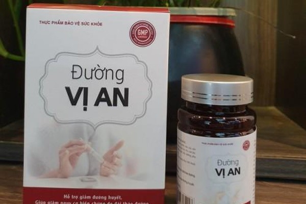 Thực phẩm bảo vệ sức khỏe Đường Vị An quảng cáo 