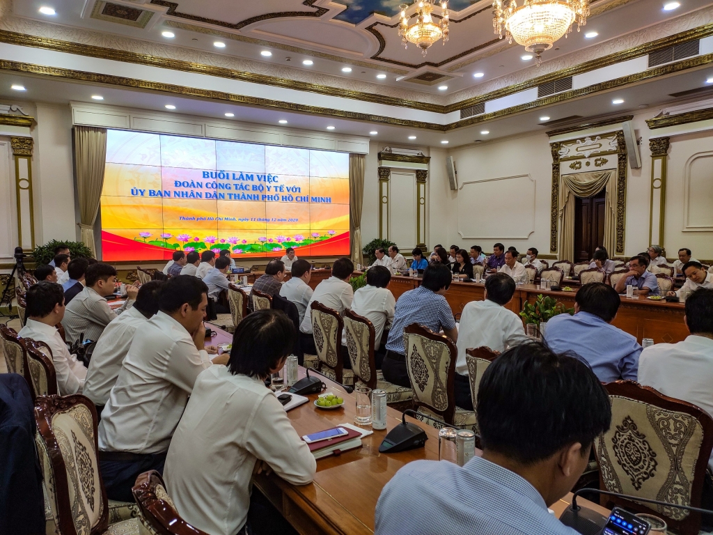 Đoàn công tác của Bộ trưởng Bộ Y tế Nguyễn Thanh Long với Uỷ ban nhân dân thành phố Hồ Chí Minh 