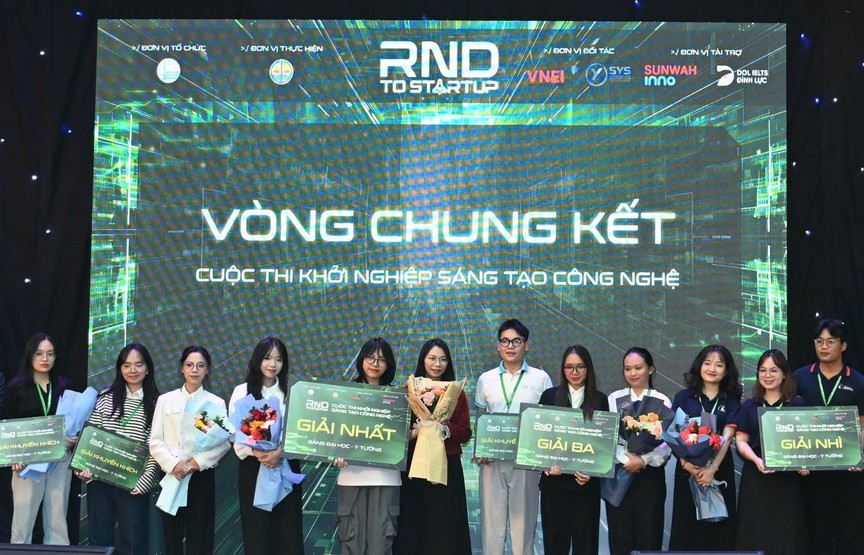 Trao giải quán quân cuộc thi Khởi nghiệp sáng tạo công nghệ 2024