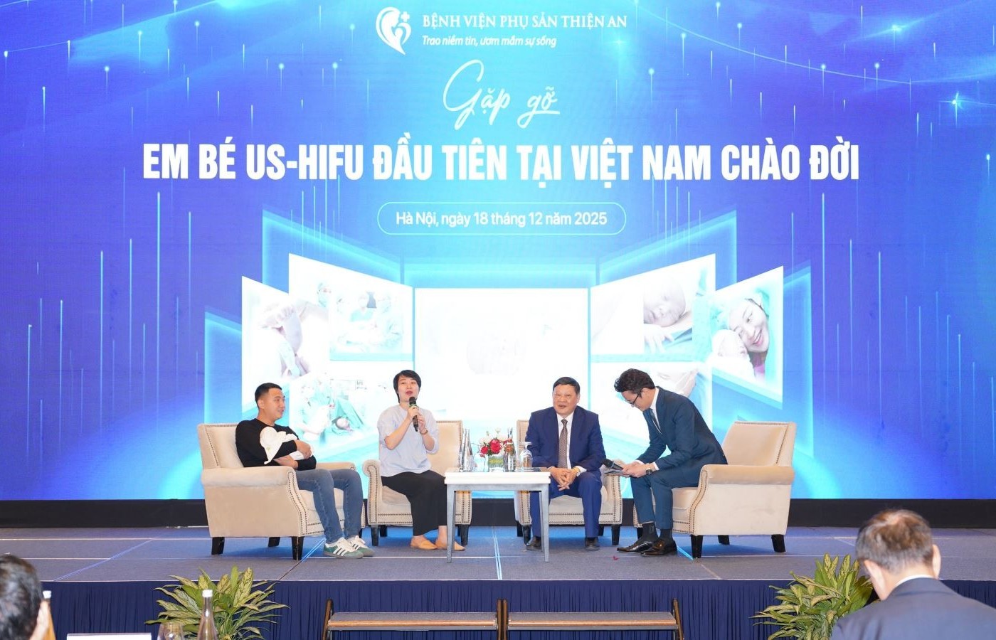 Em bé đầu tiên ra đời nhờ sự hỗ trợ của công nghệ US-HIFU