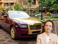 Rolls-Royce Ghost mạ vàng của ông Trịnh Văn Quyết tiếp tục được đấu giá lần 6