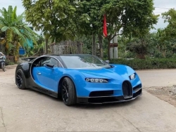 Nhóm bạn trẻ Quảng Ninh “tự chế” siêu xe Bugatti Chiron