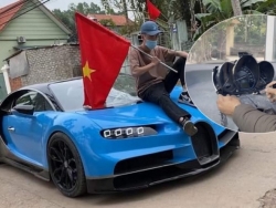 Bugatti Chiron "tự chế" của nhóm bạn trẻ Quảng Ninh đã được hoàn thiện nội thất