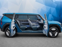 Kia EV9 sẽ được mở bán vào năm sau: Nội / ngoại thất sẽ "tiết chế" nhiều so với bản concept