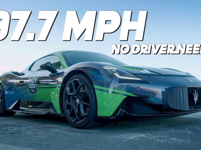 Maserati MC20 không người lái lập kỷ lục tốc độ 318 km/h