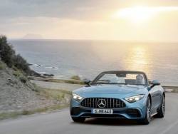 Mercedes-AMG SL43 2022, mạnh 375 mã lực, sử dụng công nghệ turbo điện có nguồn gốc từ F1