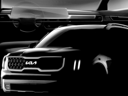 Kia Telluride 2023 "nhá hàng" trước thềm triển lãm ô tô New York