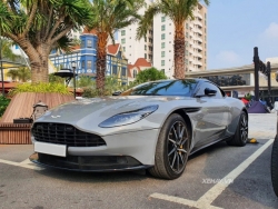 Sài Gòn: Ngắm Aston Martin DB11 thứ 7 về nước, xe có màu sơn xám China Grey lạ mắt