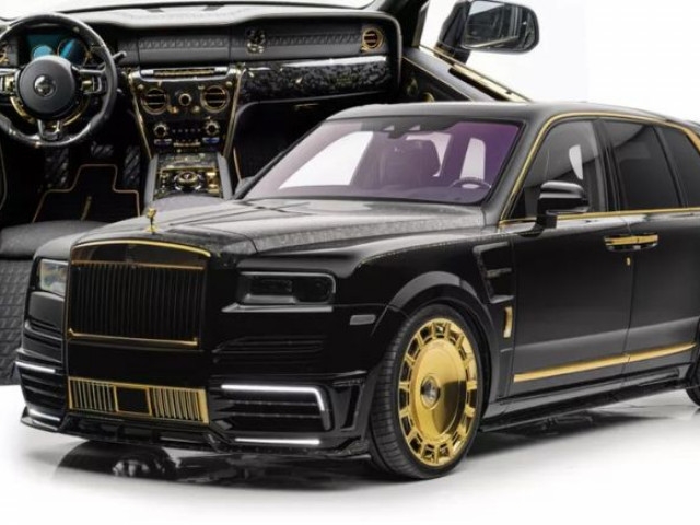 Chiêm ngưỡng bản độ Rolls-Royce Cullinan dát vàng tới từ Mansory