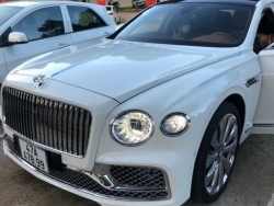 Bentley Flying Spur V8 hơn 18 tỷ đồng của cô nàng bán mỹ phẩm ở Đắk Lắk đã ra biển trắng