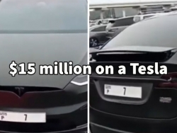 Tesla Model X là chiếc xe đeo biển số xe đắt nhất thế giới trị giá gần 15 triệu USD