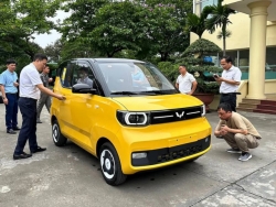 Wuling HongGuang Mini EV lần đầu lộ diện tại nhà máy ở Việt Nam