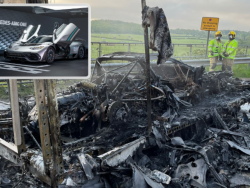 Siêu phẩm Mercedes-AMG One trị giá 63 tỷ VNĐ bất ngờ bốc cháy