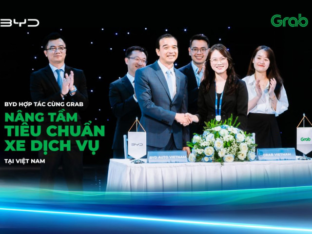 BYD và Grab hợp tác thúc đẩy nhu cầu sử dụng xe điện