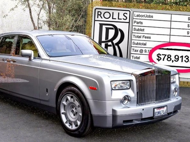 Ngã ngửa vì giá sửa Rolls-Royce Phantom đắt hơn cả giá xe