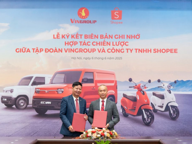 Vingroup và Shopee hợp tác phát triển hạ tầng thương mại điện từ