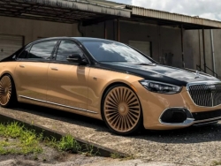 Cận cảnh Mercedes-Maybach S680 Virgil Abloh Edition độ phong cách Racing cực độc
