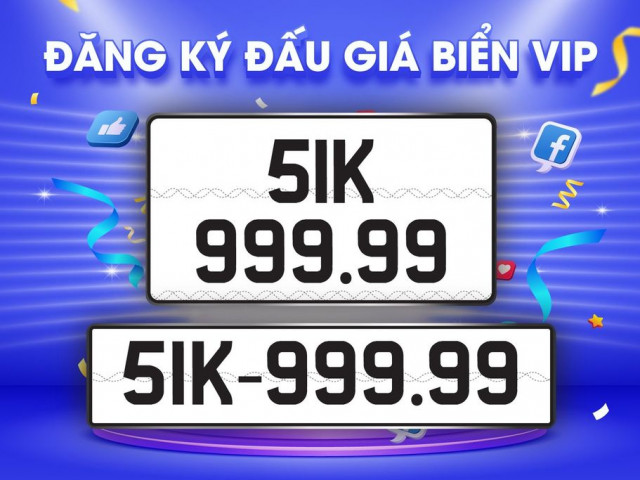 Đấu giá biển số xe mang về ngân sách nhà nước 6.400 tỷ đồng