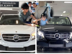 Chịu chơi như doanh nhân Nguyễn Quốc Cường: Tậu cùng lúc cặp Mercedes-Benz V-Class cho "Anh 2 và chị 3"