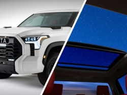 Toyota Tundra 2022 lần đầu có cửa sổ trời toàn cảnh và màn hình giải trí cỡ lớn